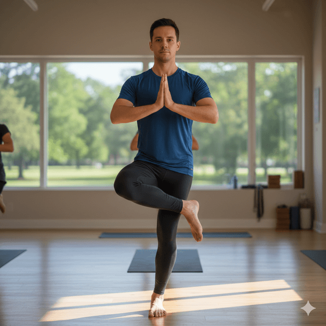 Eagle Pose yoga pose icon