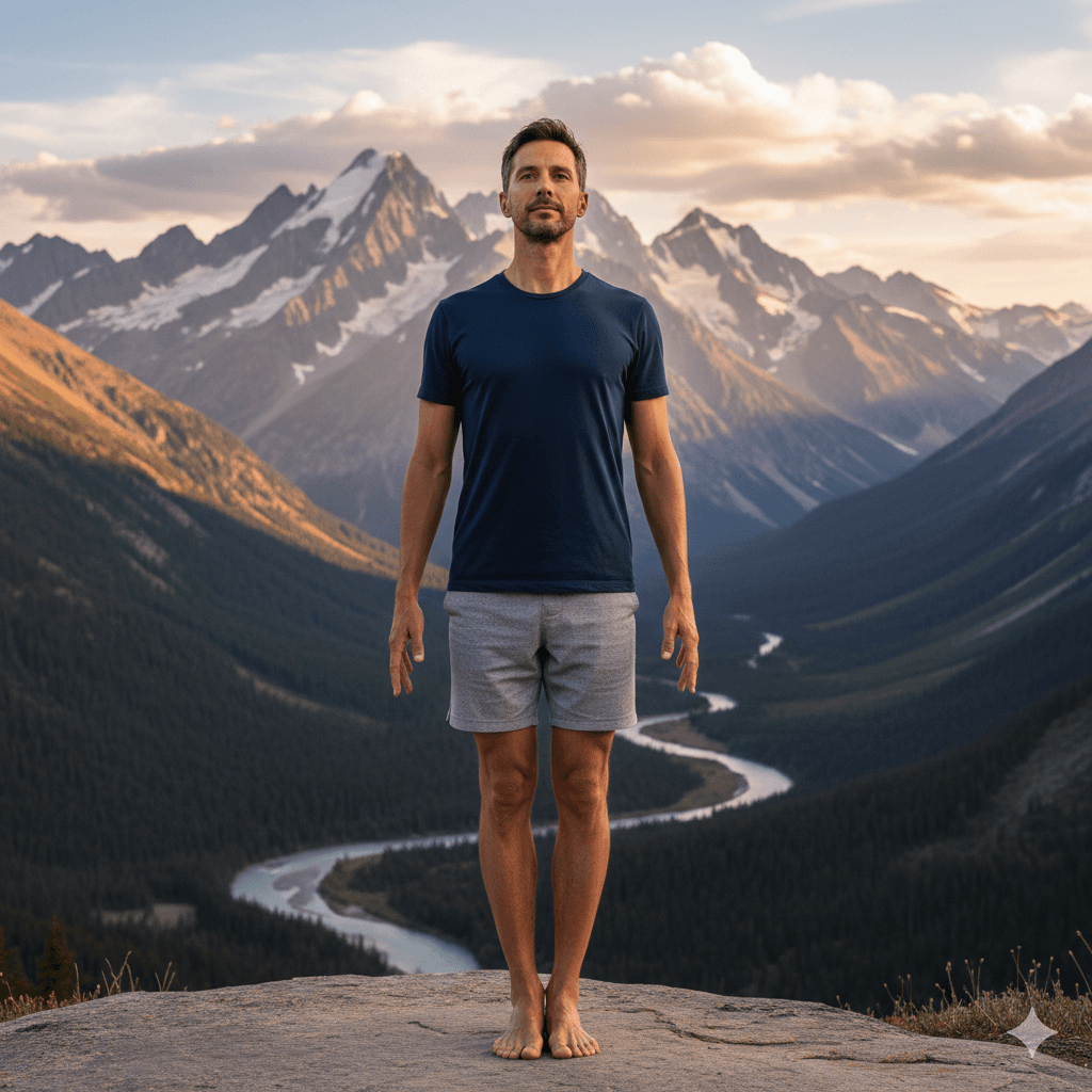 Mountain Pose yoga pose icon